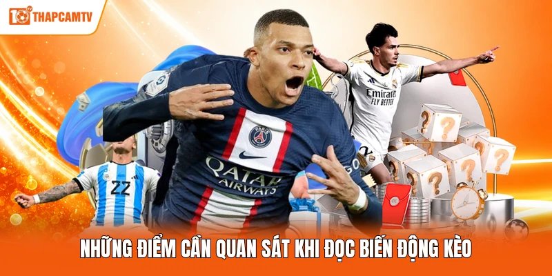 Những điểm cần quan sát khi đọc biến động kèo